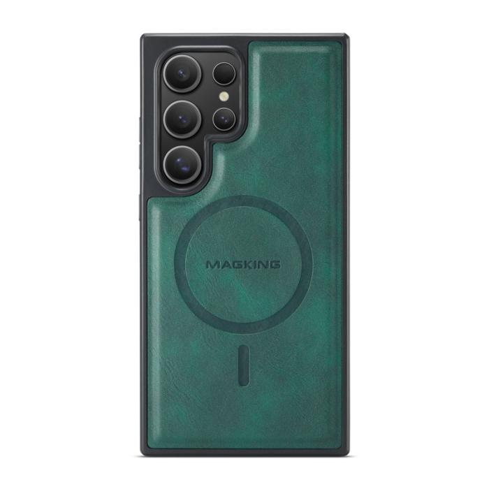 MAGKING - MAGKING Mobilskal för Samsung Galaxy S26 Ultra Magnetiskt PC + TPU - Grön