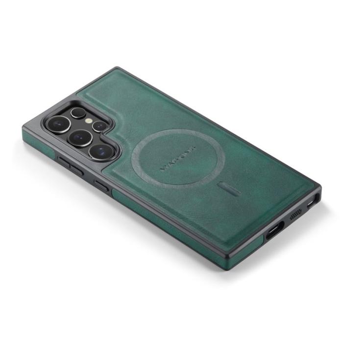 MAGKING - MAGKING Mobilskal för Samsung Galaxy S26 Ultra Magnetiskt PC + TPU - Grön