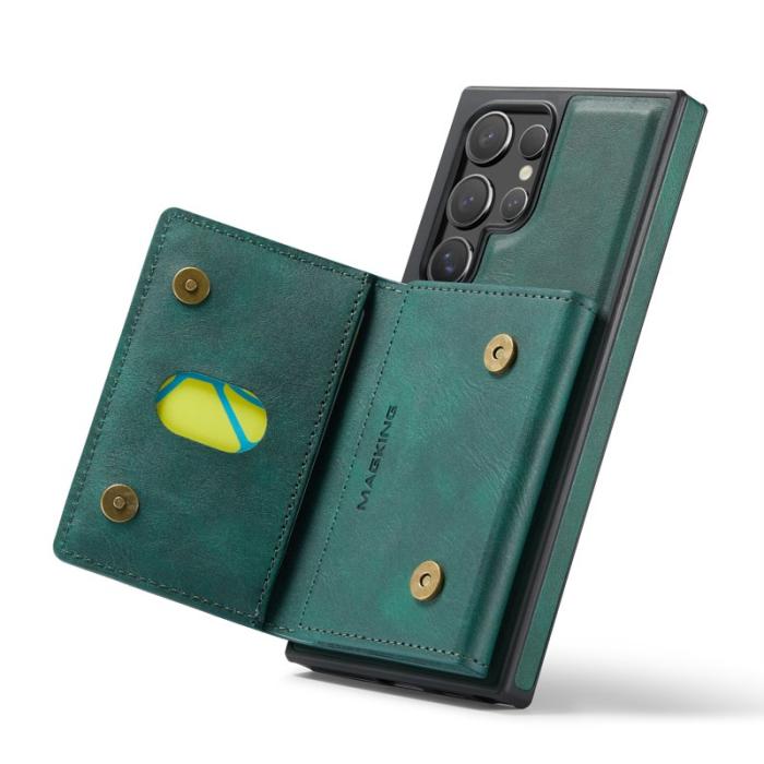 MAGKING - MAGKING Mobilskal för Samsung Galaxy S26 Ultra Magnetiskt PC + TPU - Grön