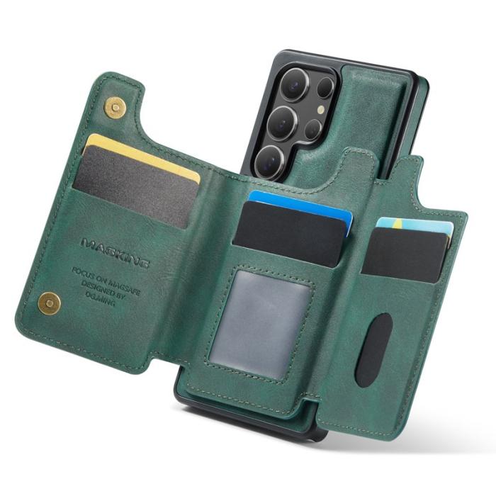 MAGKING - MAGKING Mobilskal för Samsung Galaxy S26 Ultra Magnetiskt PC + TPU - Grön