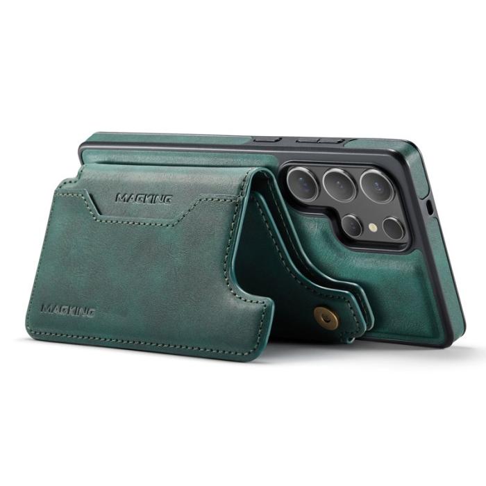 MAGKING - MAGKING Mobilskal för Samsung Galaxy S26 Ultra Magnetiskt PC + TPU - Grön