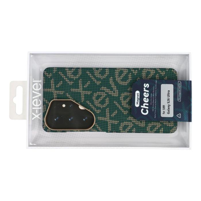 X-Level - X-Level Mobilskal för Samsung Galaxy S26 Ultra Magnetiskt PC + TPU - Grön