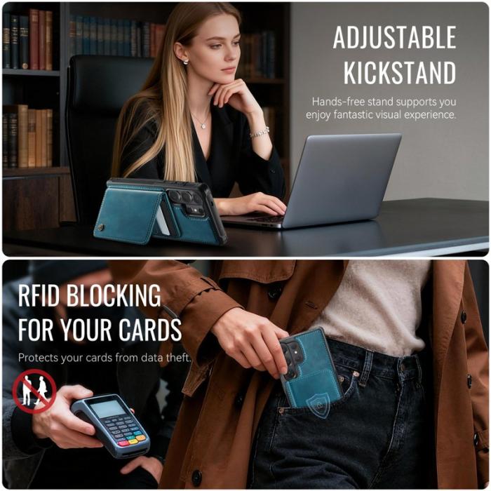 Caseme - CaseMe Mobilskal för Samsung Galaxy S26 Ultra Magnetiskt PC + TPU - Grön