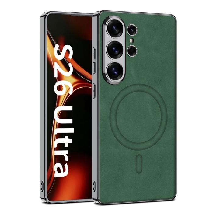 GKK - GKK Mobilskal för Samsung Galaxy S26 Ultra Magnetiskt PC + TPU - Grön