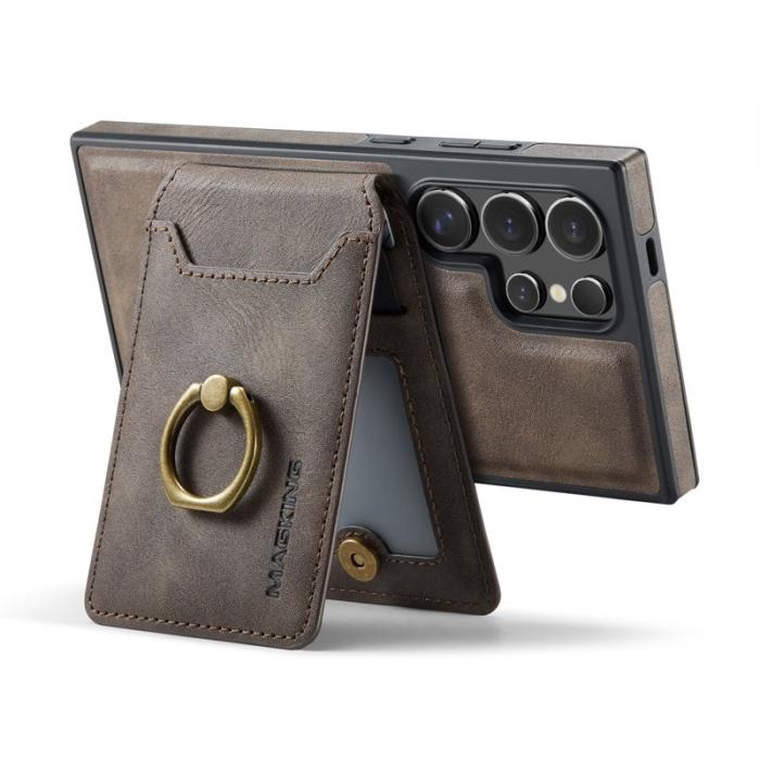 MAGKING - MAGKING Mobilskal för Samsung Galaxy S26 Ultra Magnetiskt PC + TPU - Kaffe