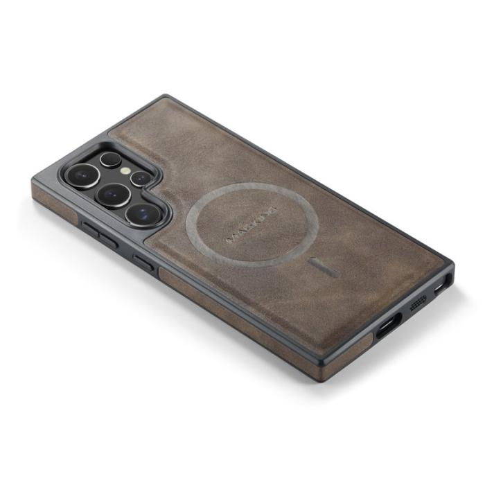 MAGKING - MAGKING Mobilskal för Samsung Galaxy S26 Ultra Magnetiskt PC + TPU - Kaffe