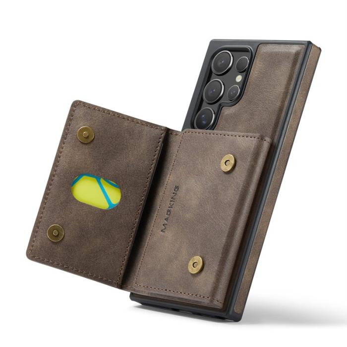 MAGKING - MAGKING Mobilskal för Samsung Galaxy S26 Ultra Magnetiskt PC + TPU - Kaffe