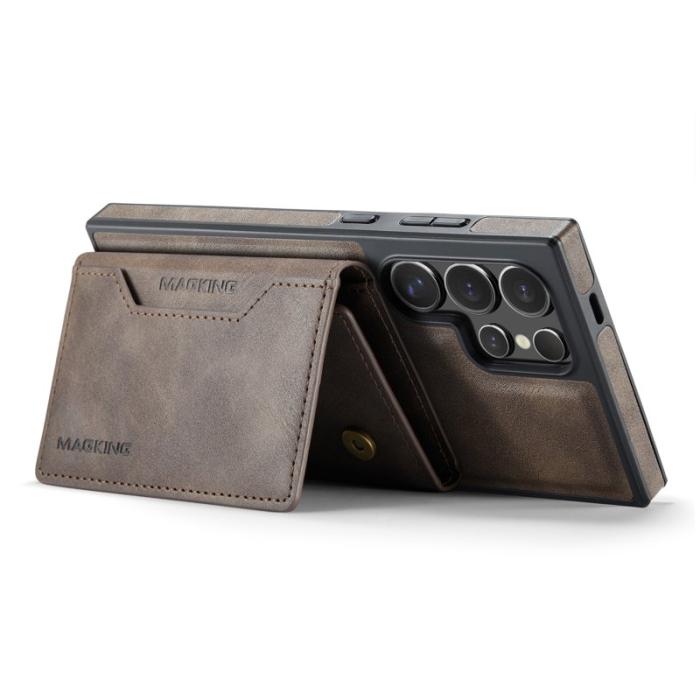 MAGKING - MAGKING Mobilskal för Samsung Galaxy S26 Ultra Magnetiskt PC + TPU - Kaffe