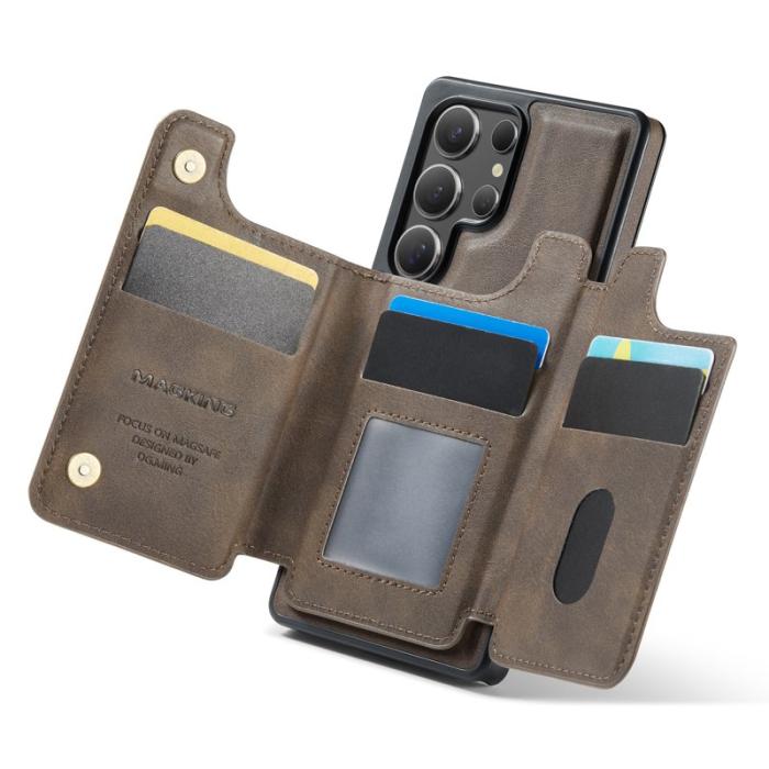 MAGKING - MAGKING Mobilskal för Samsung Galaxy S26 Ultra Magnetiskt PC + TPU - Kaffe