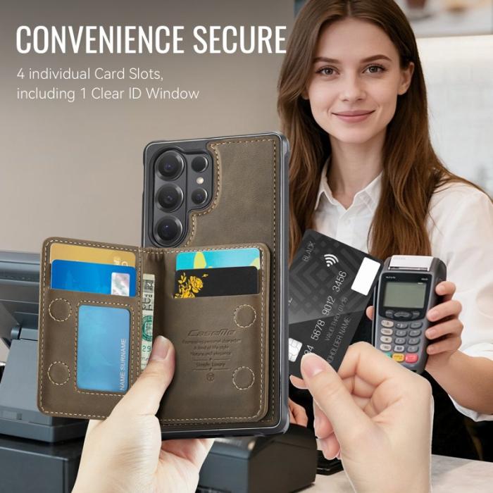 Caseme - CaseMe Mobilskal för Samsung Galaxy S26 Ultra Magnetiskt PC + TPU - Kaffe