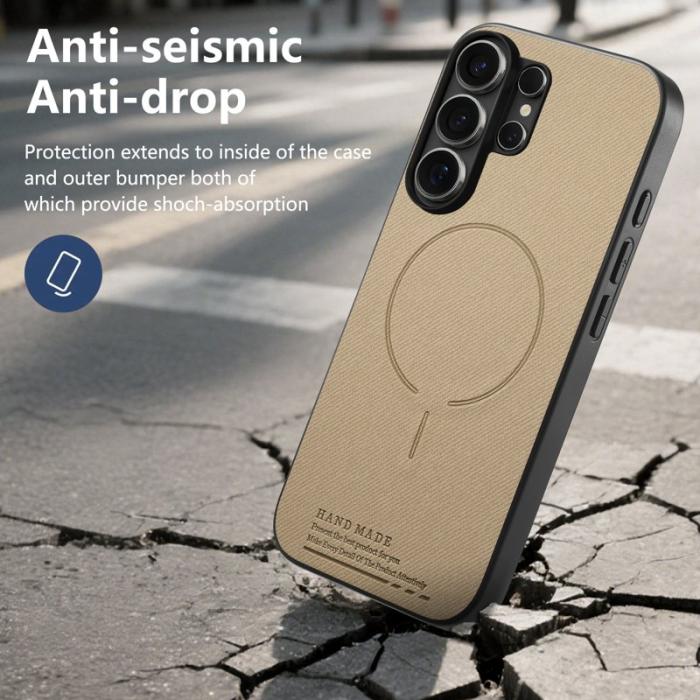OEM - Mobilskal för Samsung Galaxy S26 Ultra Magnetiskt PC + TPU - Khaki