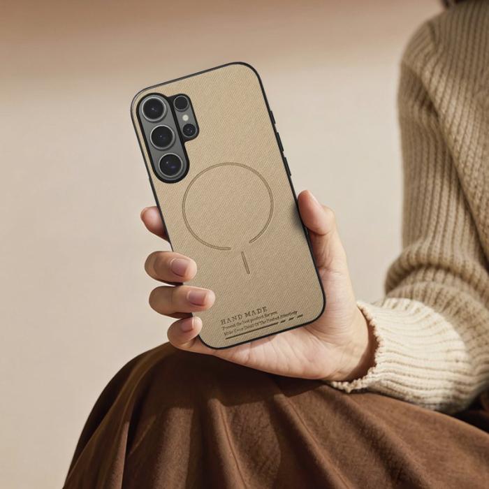 OEM - Mobilskal för Samsung Galaxy S26 Ultra Magnetiskt PC + TPU - Khaki