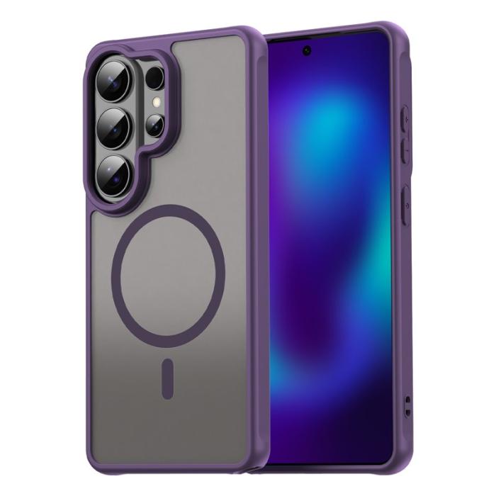 OEM - Mobilskal för Samsung Galaxy S26 Ultra Magnetiskt PC + TPU - Lila