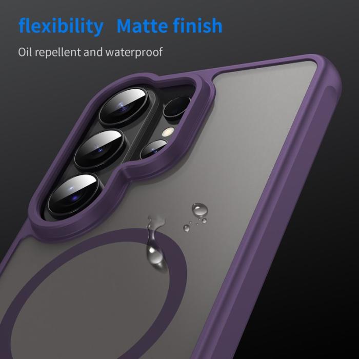 OEM - Mobilskal för Samsung Galaxy S26 Ultra Magnetiskt PC + TPU - Lila