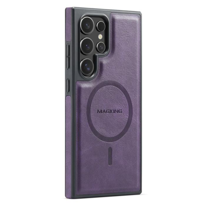 MAGKING - MAGKING Mobilskal för Samsung Galaxy S26 Ultra Magnetiskt PC + TPU - Lila