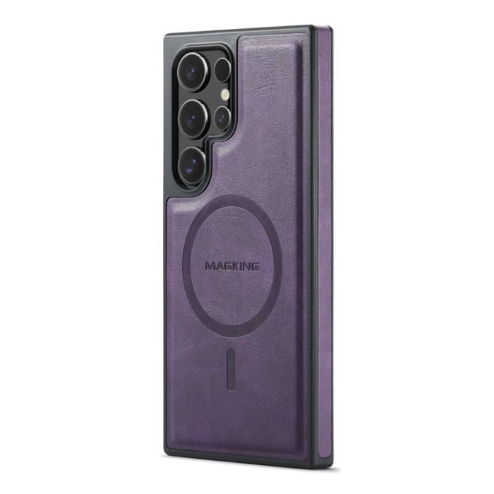 MAGKING - MAGKING Mobilskal för Samsung Galaxy S26 Ultra Magnetiskt PC + TPU - Lila