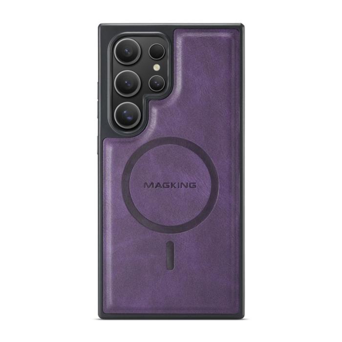 MAGKING - MAGKING Mobilskal för Samsung Galaxy S26 Ultra Magnetiskt PC + TPU - Lila