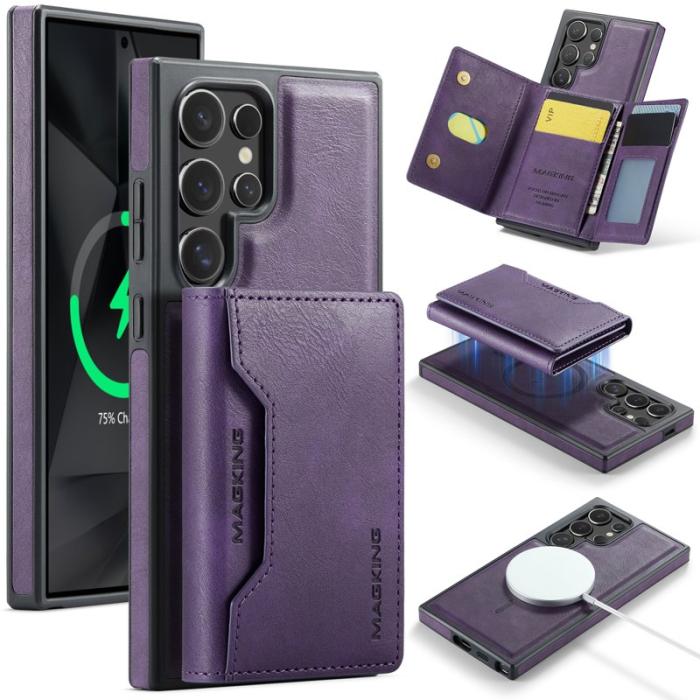 MAGKING - MAGKING Mobilskal för Samsung Galaxy S26 Ultra Magnetiskt PC + TPU - Lila