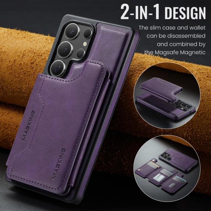 MAGKING - MAGKING Mobilskal för Samsung Galaxy S26 Ultra Magnetiskt PC + TPU - Lila