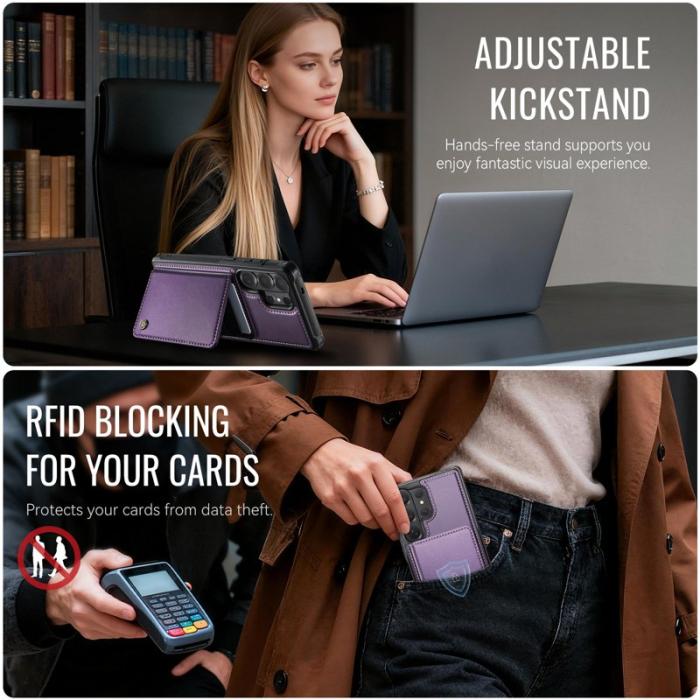 Caseme - CaseMe Mobilskal för Samsung Galaxy S26 Ultra Magnetiskt PC + TPU - Lila