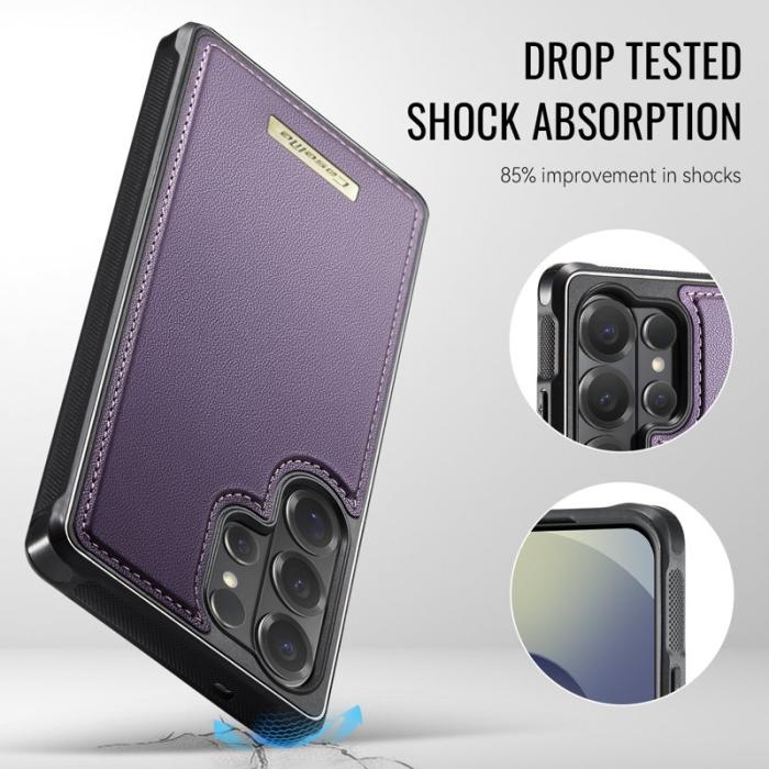 Caseme - CaseMe Mobilskal för Samsung Galaxy S26 Ultra Magnetiskt PC + TPU - Lila