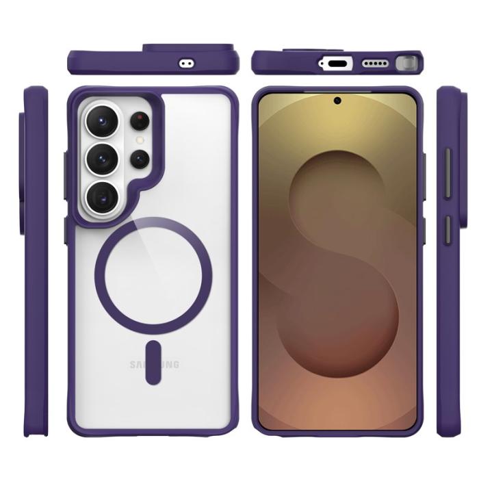 OEM - Mobilskal för Samsung Galaxy S26 Ultra Magnetiskt PC + TPU - Lila