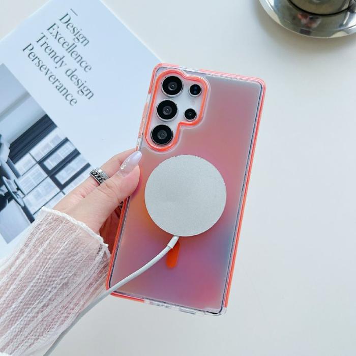 OEM - Mobilskal för Samsung Galaxy S26 Ultra Magnetiskt PC + TPU - Lila