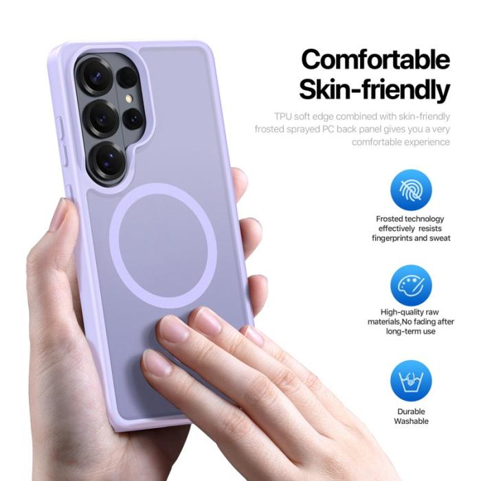 Dux Ducis - Dux Ducis Mobilskal för Samsung Galaxy S26 Ultra Magnetiskt PC + TPU - Ljuslila