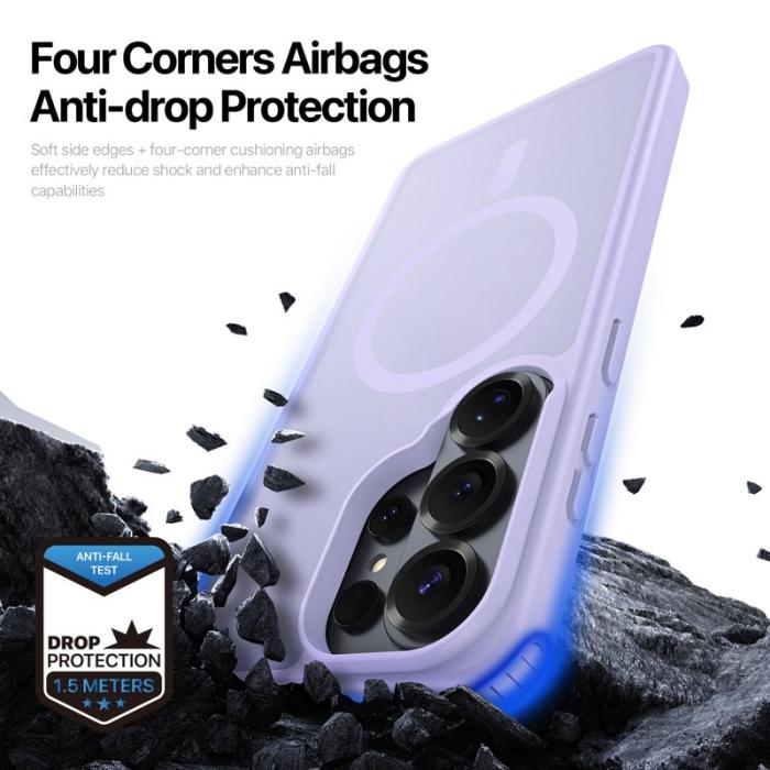 Dux Ducis - Dux Ducis Mobilskal för Samsung Galaxy S26 Ultra Magnetiskt PC + TPU - Ljuslila