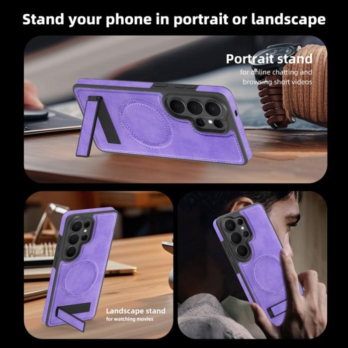 OEM - Mobilskal för Samsung Galaxy S26 Ultra Magnetiskt PC + TPU - Ljuslila