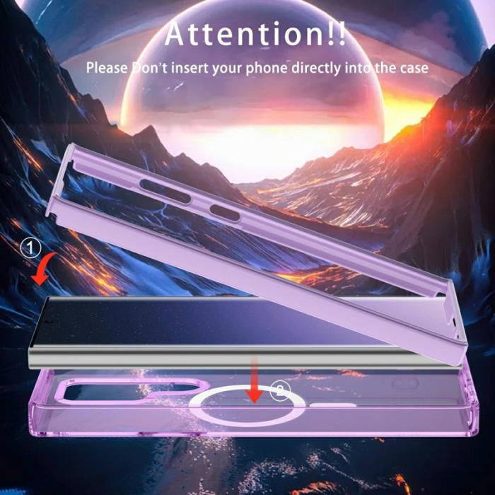 OEM - Mobilskal för Samsung Galaxy S26 Ultra Magnetiskt PC + TPU - Ljuslila