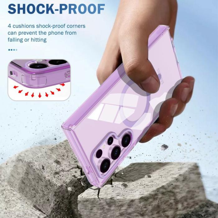 OEM - Mobilskal för Samsung Galaxy S26 Ultra Magnetiskt PC + TPU - Ljuslila