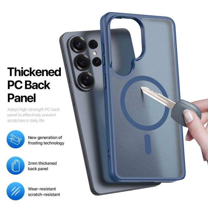 Dux Ducis - Dux Ducis Mobilskal för Samsung Galaxy S26 Ultra Magnetiskt PC + TPU - Mörkblå