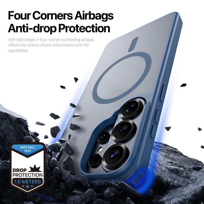 Dux Ducis - Dux Ducis Mobilskal för Samsung Galaxy S26 Ultra Magnetiskt PC + TPU - Mörkblå