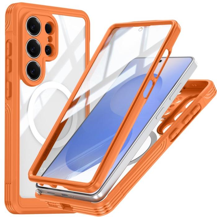 OEM - Mobilskal för Samsung Galaxy S26 Ultra Magnetiskt PC + TPU - Orange
