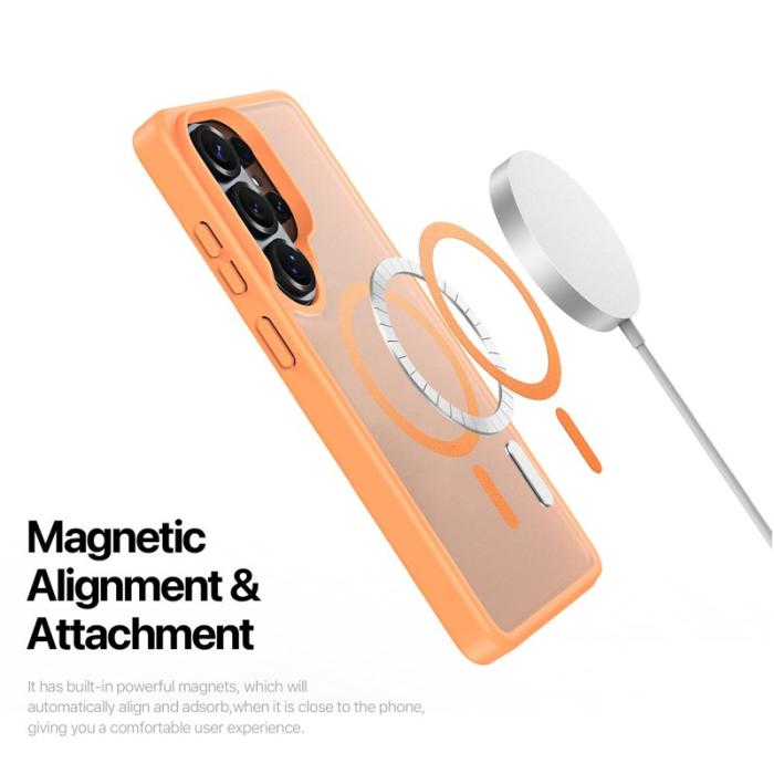 Dux Ducis - Dux Ducis Mobilskal för Samsung Galaxy S26 Ultra Magnetiskt PC + TPU - Orange
