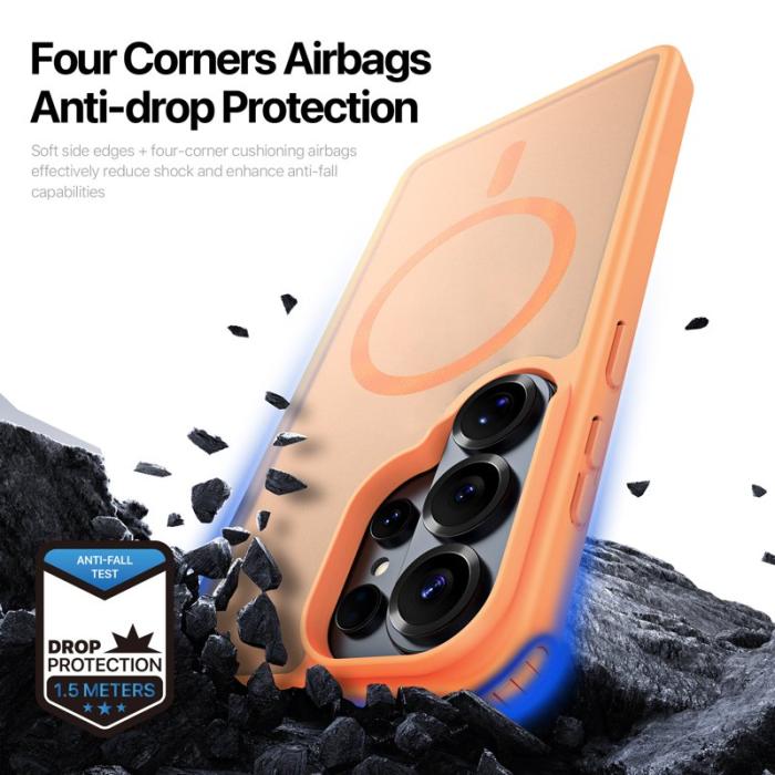 Dux Ducis - Dux Ducis Mobilskal för Samsung Galaxy S26 Ultra Magnetiskt PC + TPU - Orange
