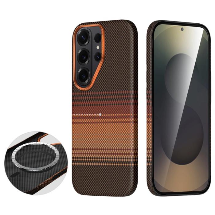 SULADA - Sulada Mobilskal för Samsung Galaxy S26 Ultra Magnetiskt PC + TPU - Orange