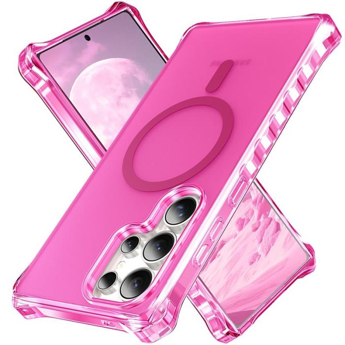 OEM - Mobilskal för Samsung Galaxy S26 Ultra Magnetiskt PC + TPU - Rosa