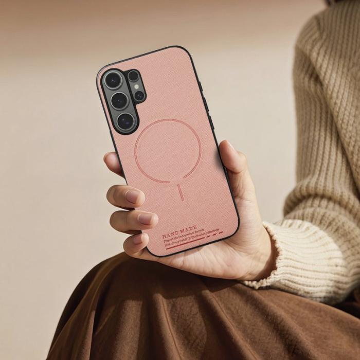 OEM - Mobilskal för Samsung Galaxy S26 Ultra Magnetiskt PC + TPU - Rosa