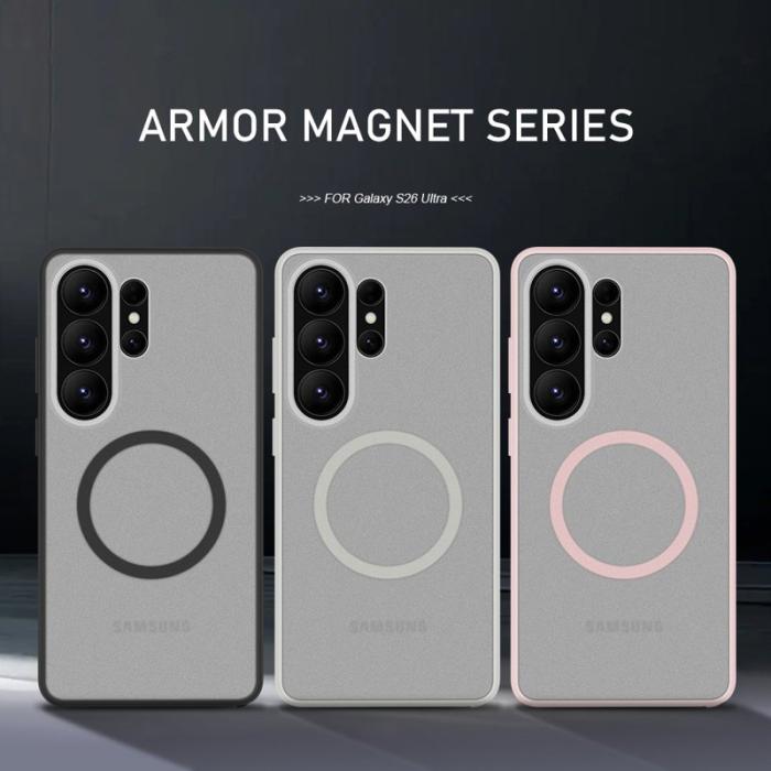 X-Level - X-Level Mobilskal för Samsung Galaxy S26 Ultra Magnetiskt PC + TPU - Rosa
