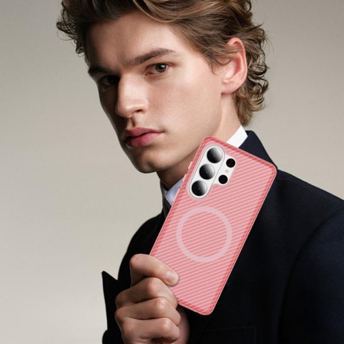 OEM - Mobilskal för Samsung Galaxy S26 Ultra Magnetiskt PC + TPU - Rosa