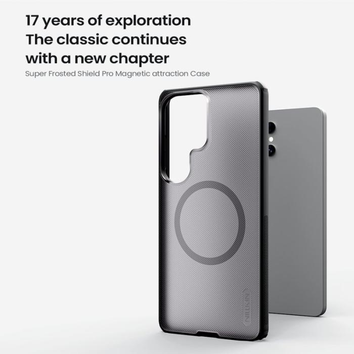 Nillkin - Nillkin Mobilskal för Samsung Galaxy S26 Ultra Magnetiskt PC + TPU - Svart