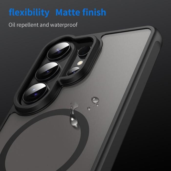 OEM - Mobilskal för Samsung Galaxy S26 Ultra Magnetiskt PC + TPU - Svart