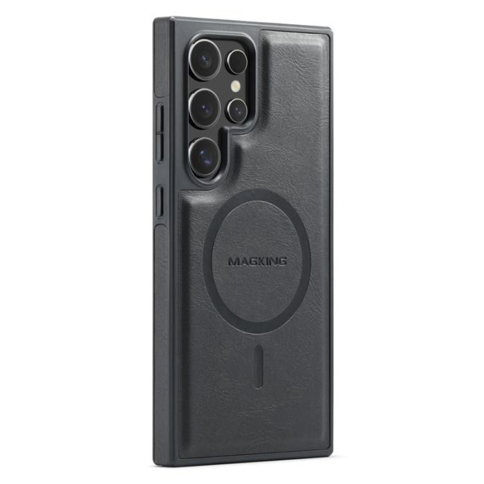 MAGKING - MAGKING Mobilskal för Samsung Galaxy S26 Ultra Magnetiskt PC + TPU - Svart