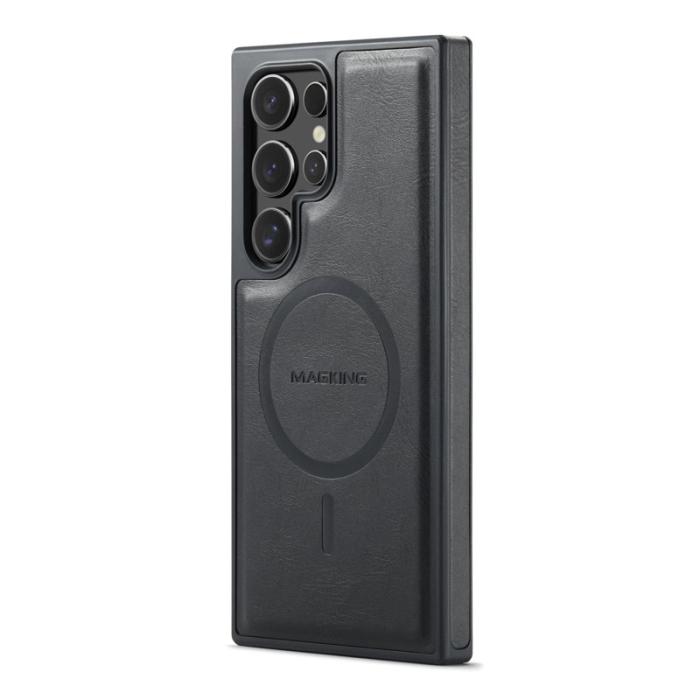 MAGKING - MAGKING Mobilskal för Samsung Galaxy S26 Ultra Magnetiskt PC + TPU - Svart
