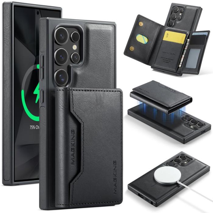 MAGKING - MAGKING Mobilskal för Samsung Galaxy S26 Ultra Magnetiskt PC + TPU - Svart