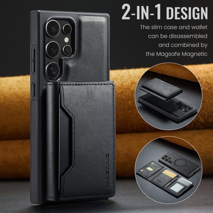 MAGKING - MAGKING Mobilskal för Samsung Galaxy S26 Ultra Magnetiskt PC + TPU - Svart