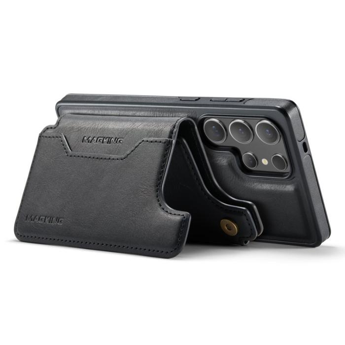 MAGKING - MAGKING Mobilskal för Samsung Galaxy S26 Ultra Magnetiskt PC + TPU - Svart