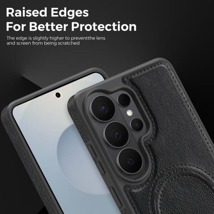 OEM - Mobilskal för Samsung Galaxy S26 Ultra Magnetiskt PC + TPU - Svart